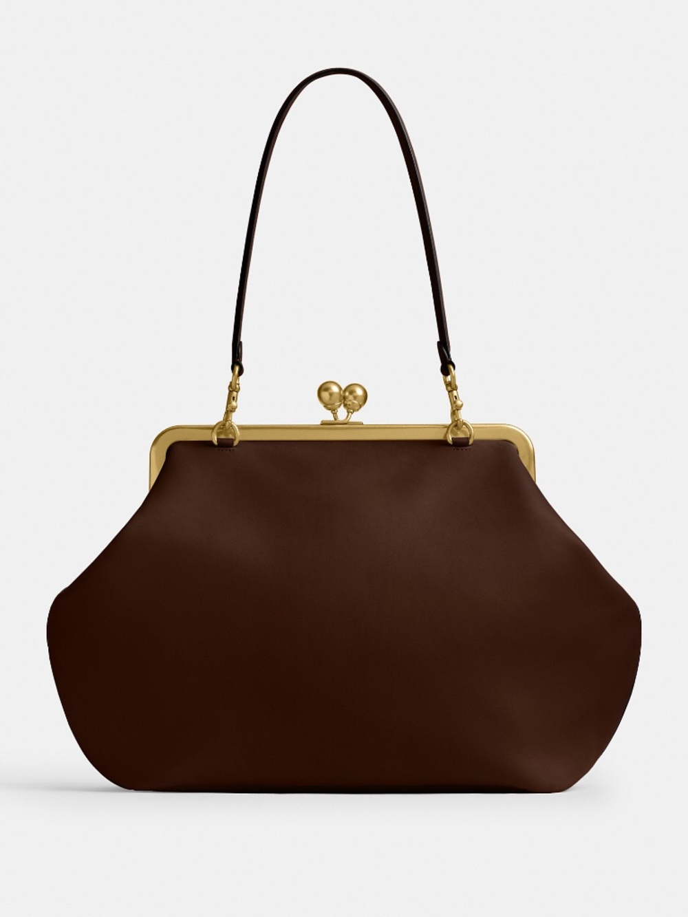 Coach Large Kisslock Frame Bag